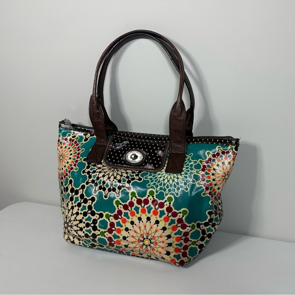 Fossil Key Per Printed Coated Canvas & Leather To… - image 2